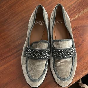 Franco sarto velvet studded loafers